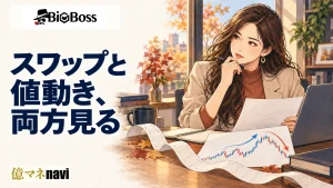 スワップ投資は本当に得?BigBossのスワップポイントを使った長期運用とリスク管理