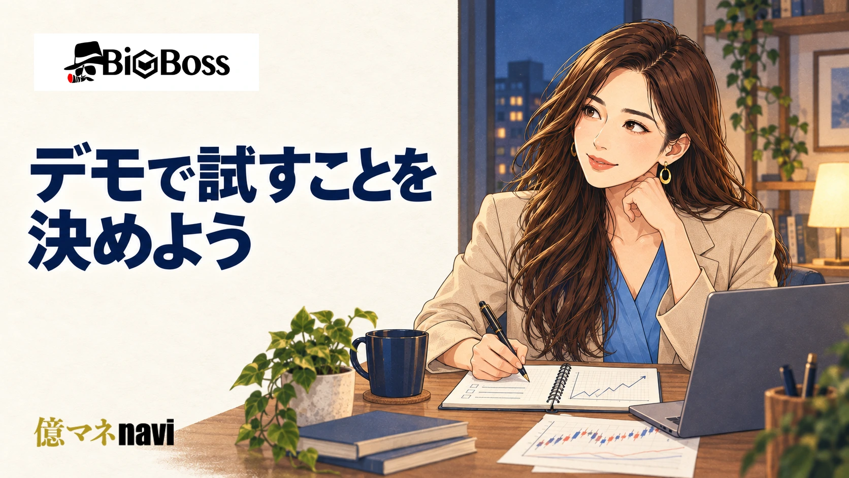 「BigBossデモ口座の開設方法と活用術｜EAテストやスキャルピング練習に最適な理由」のアイキャッチ画像