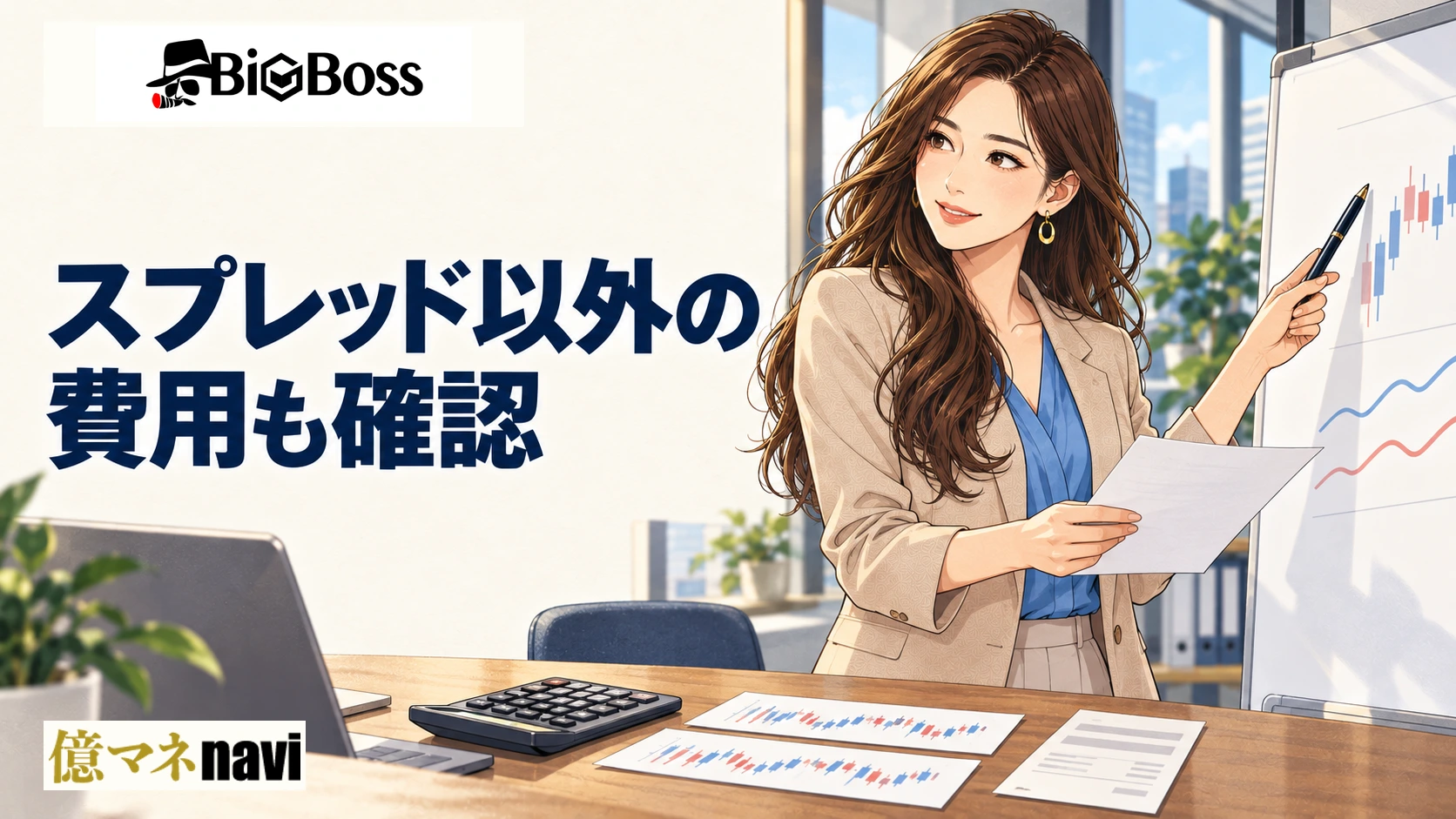 「【完全ガイド】BigBossのスプレッドとは？固定・変動の違いからゼロスプレッドの落とし穴まで解説」のアイキャッチ画像