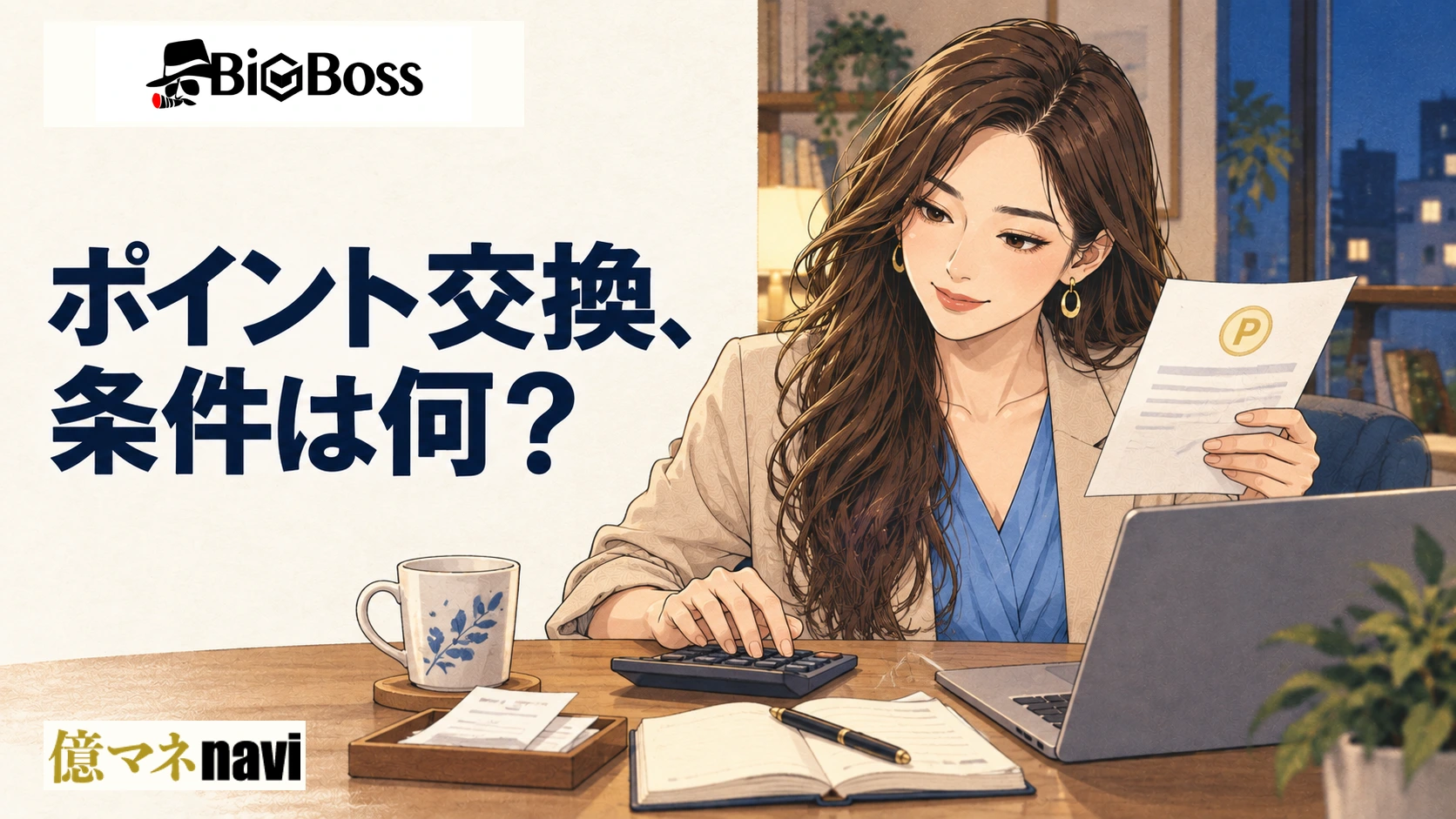 「【必見】BigBossロイヤルティプログラムとは？ポイントを現金化して取引コストを大幅削減する方法」のアイキャッチ画像
