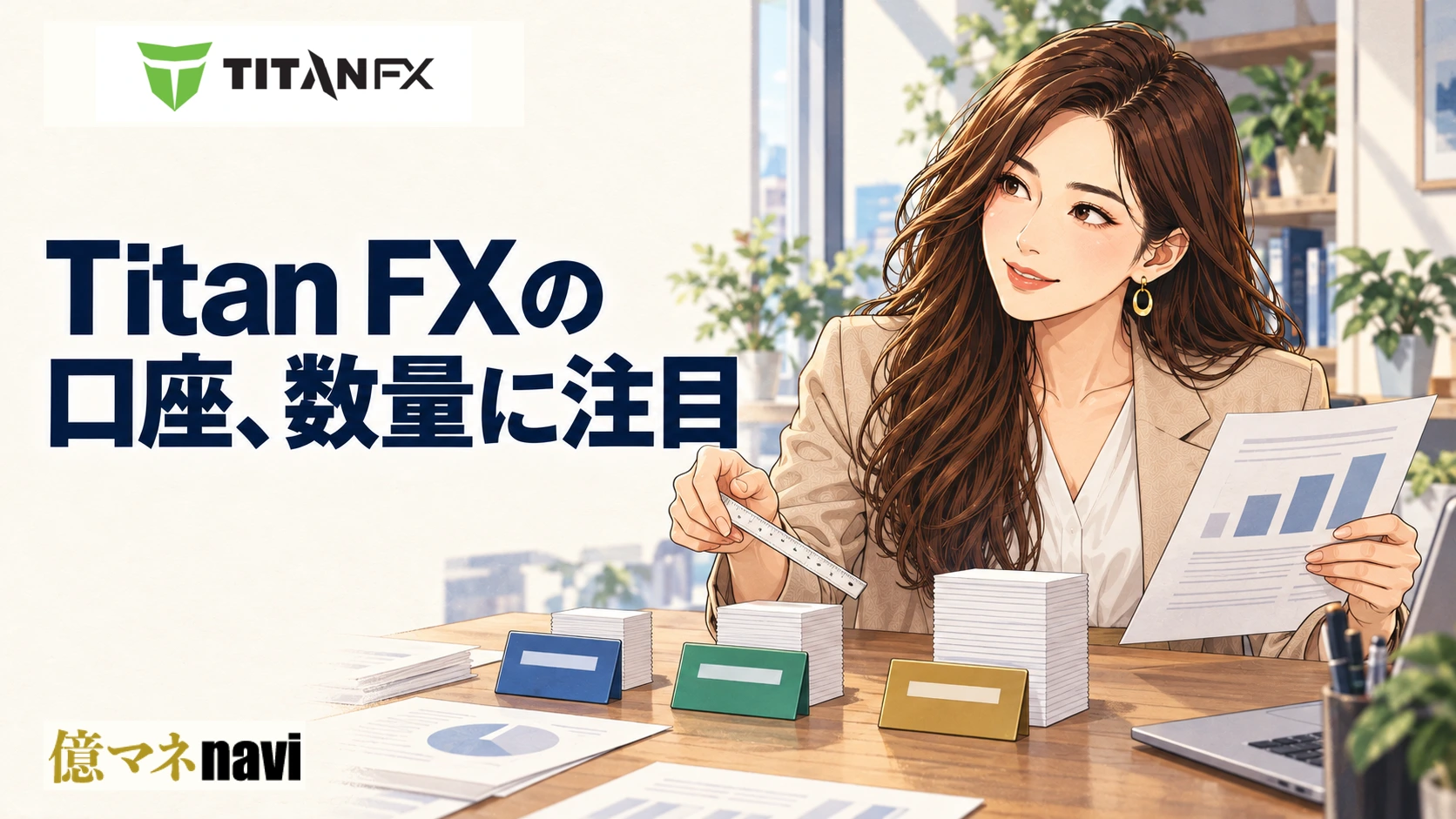 「TITANFX(タイタンエフエックス)の口座タイプ・種類を比較！あなたにはどの口座タイプがおすすめ？」のアイキャッチ画像