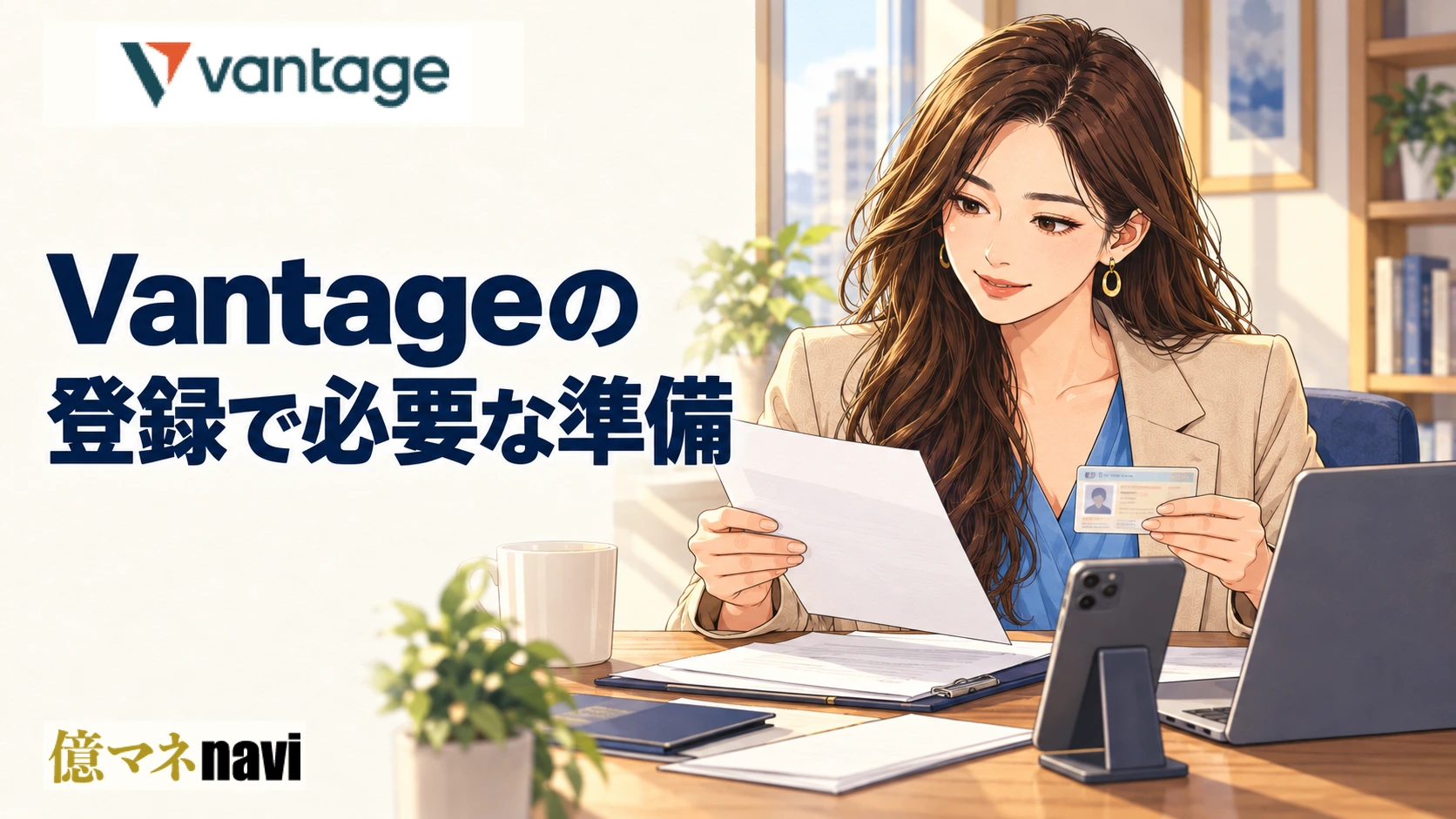 「Vantage(ヴァンテ―ジ)の口座開設手順！なぜVantageがおすすめ？」のアイキャッチ画像