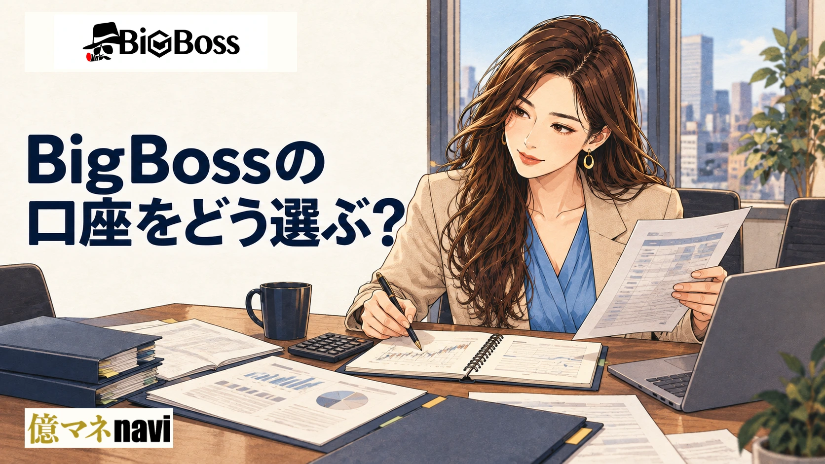 「BigBoss(ビックボス)の口座タイプ・種類を比較！あなたにはどの口座タイプがおすすめ？」のアイキャッチ画像