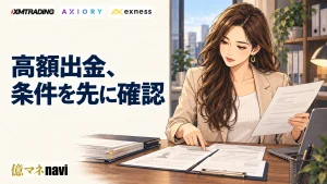 海外FXで出金拒否なし！高額出金できる業者まとめ