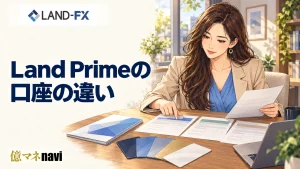 LAND-FX(ランドエフエックス)の口座タイプ・種類を比較！あなたにはどの口座タイプがおすすめ？