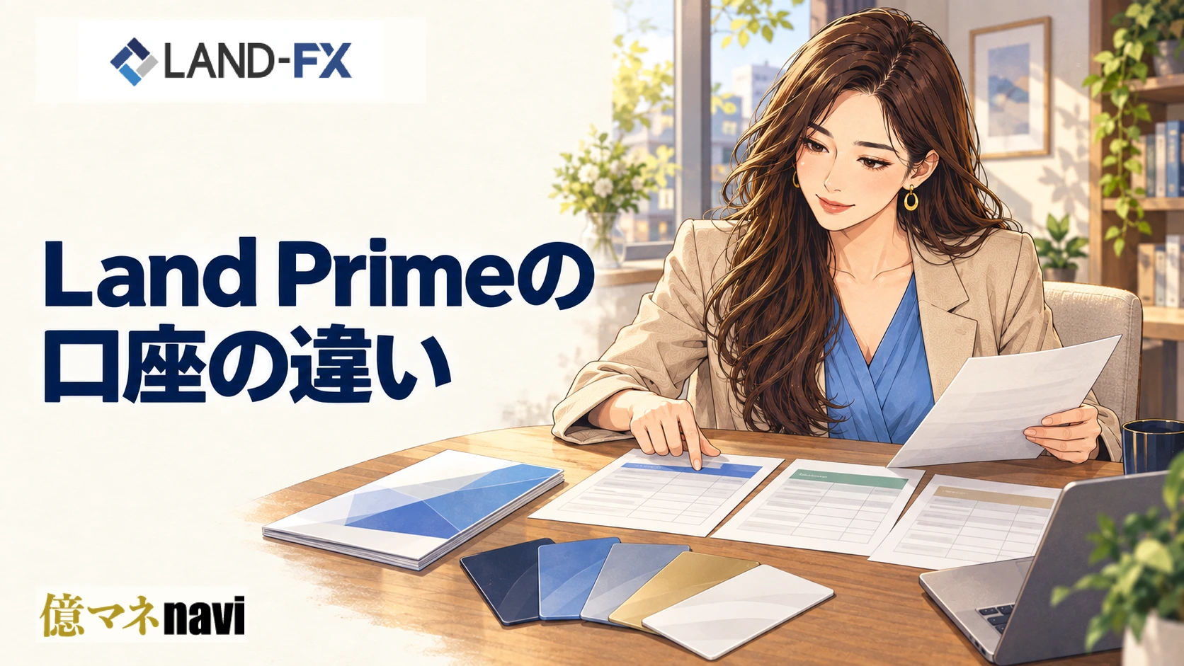 「LAND-FX(ランドエフエックス)の口座タイプ・種類を比較！あなたにはどの口座タイプがおすすめ？」のアイキャッチ画像