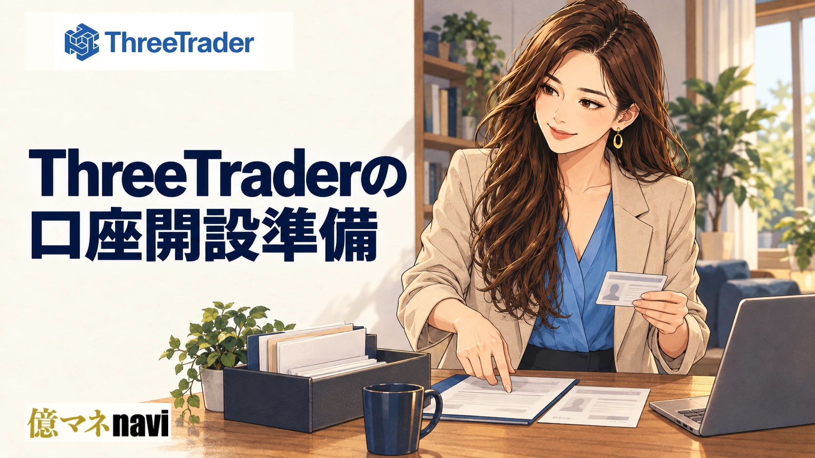 「ThreeTrader(スリートレーダー)の口座開設手順！なぜThreeTraderがおすすめ？」のアイキャッチ画像