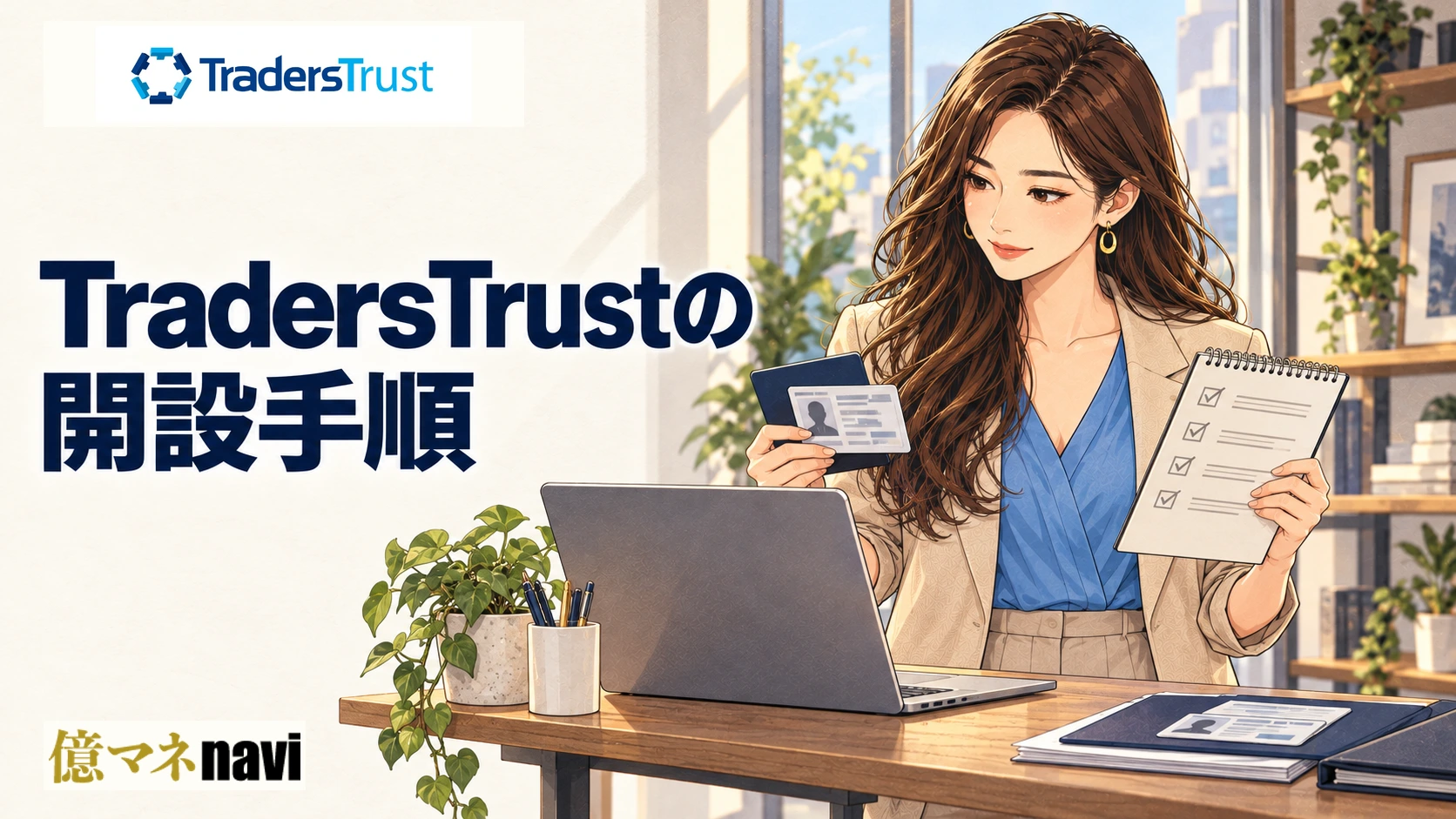 「TradersTrust(トレーダーズトラスト)の口座開設手順！なぜTradersTrustがおすすめ？」のアイキャッチ画像
