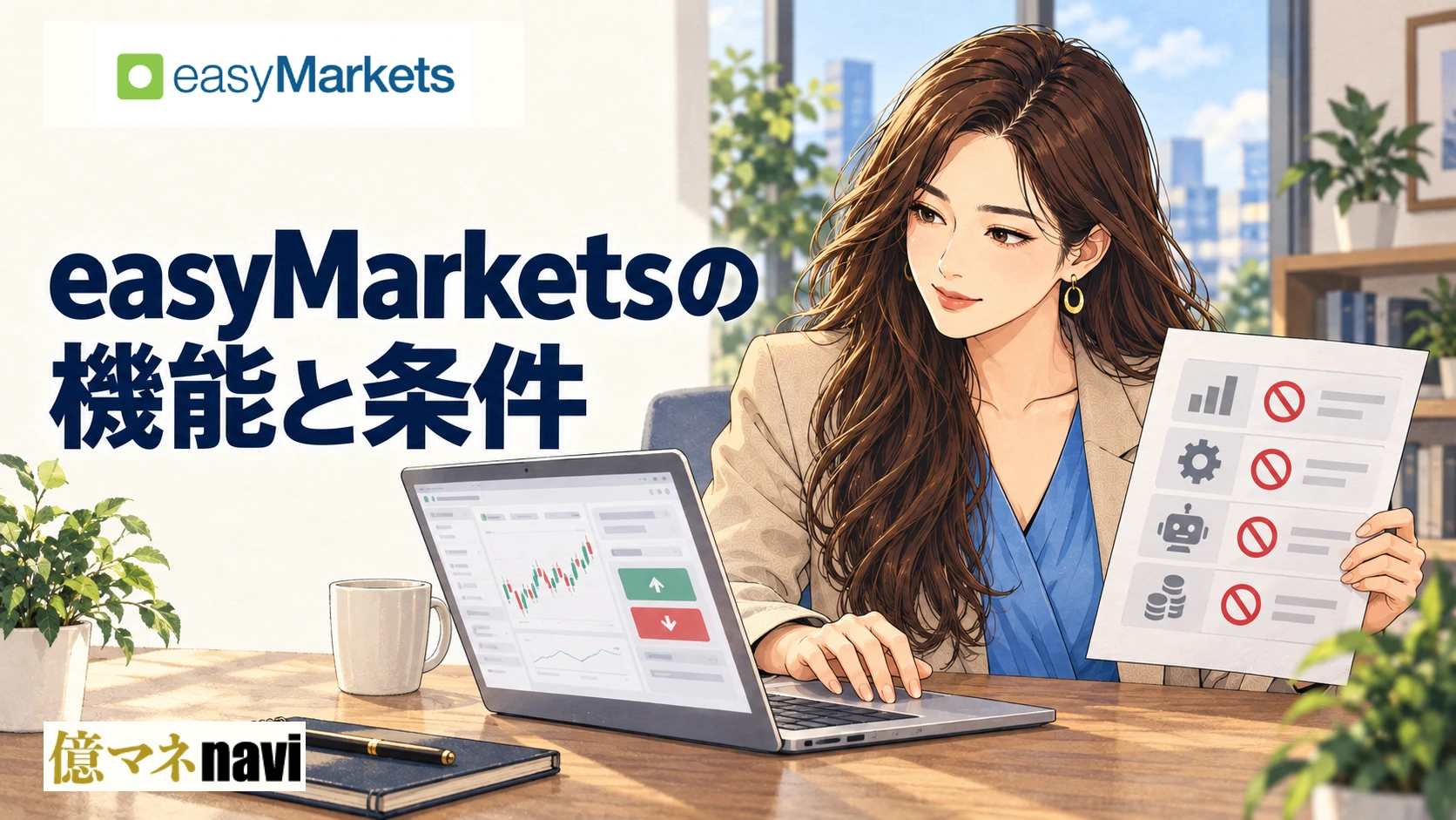 「easyMarkets(イージーマーケット)とはどんな海外FXブローカー？その実態について徹底調査」のアイキャッチ画像