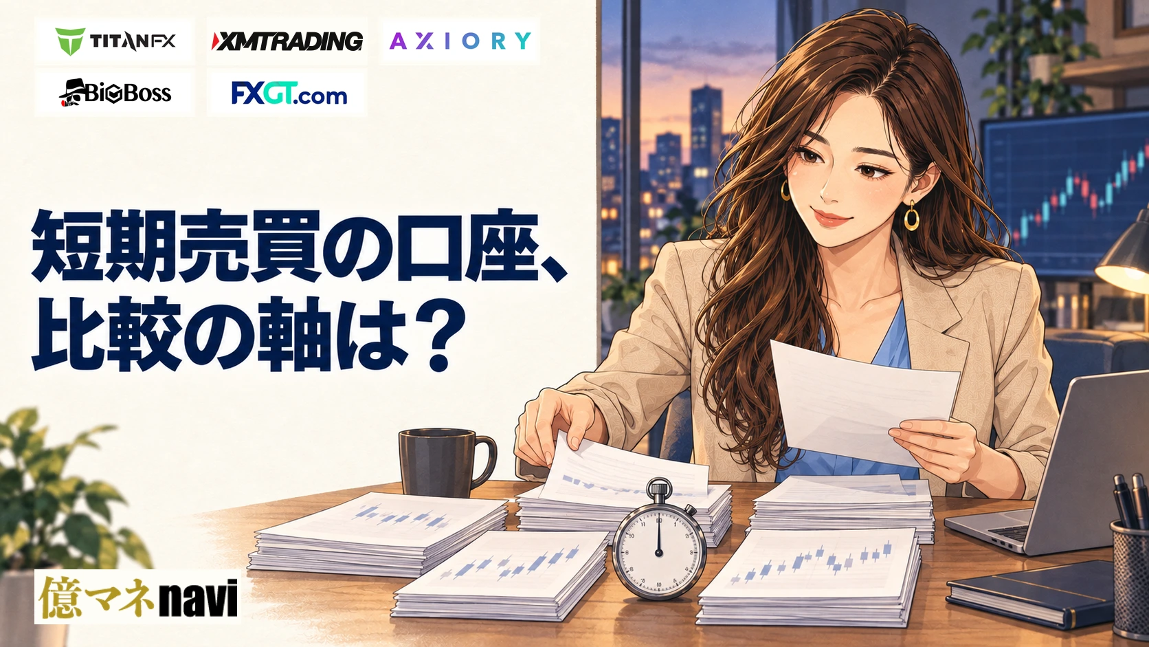 「海外FXのスキャルピングおすすめ口座5選【最新版】」のアイキャッチ画像