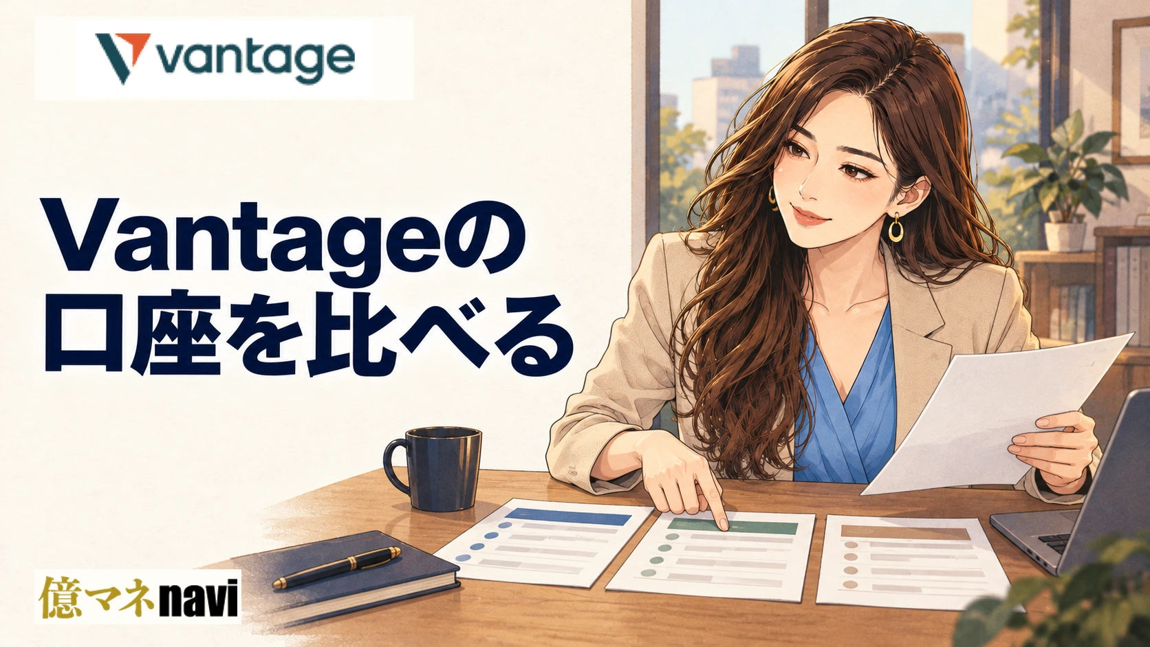 「Vantage(ヴァンテージ)の口座タイプ・種類を比較！あなたにはどの口座タイプがおすすめ？」のアイキャッチ画像