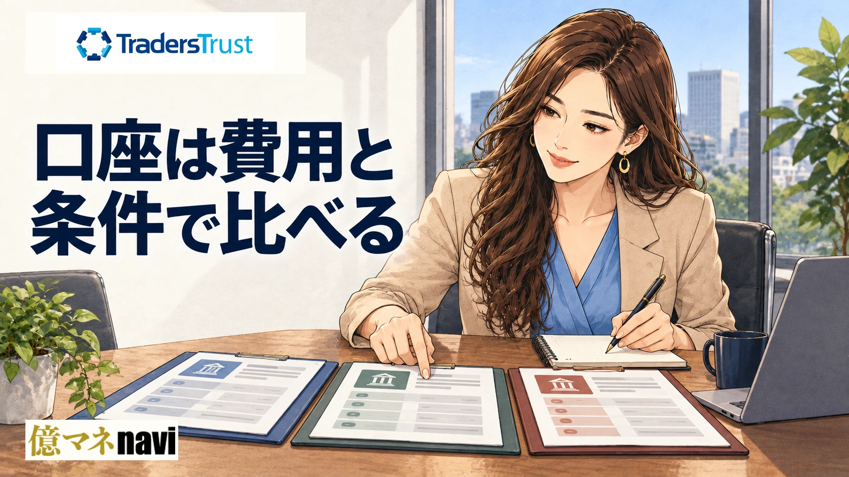「TradersTrust(トレーダーズトラスト)の口座タイプ・種類を比較！あなたにはどの口座タイプがおすすめ？」のアイキャッチ画像