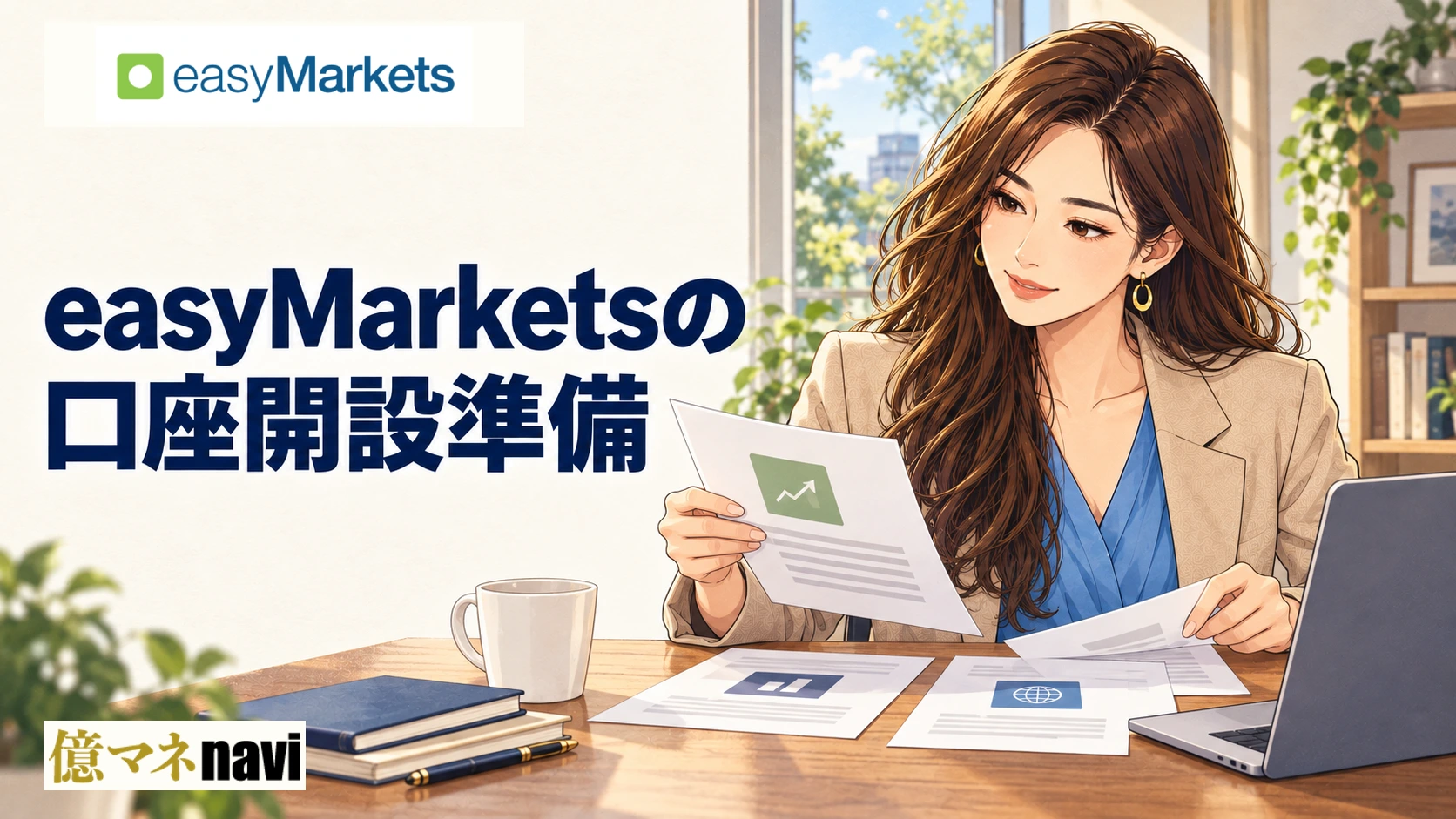 「easyMarkets(イージーマーケット)の口座開設手順！なぜeasyMarketsがおすすめ？」のアイキャッチ画像