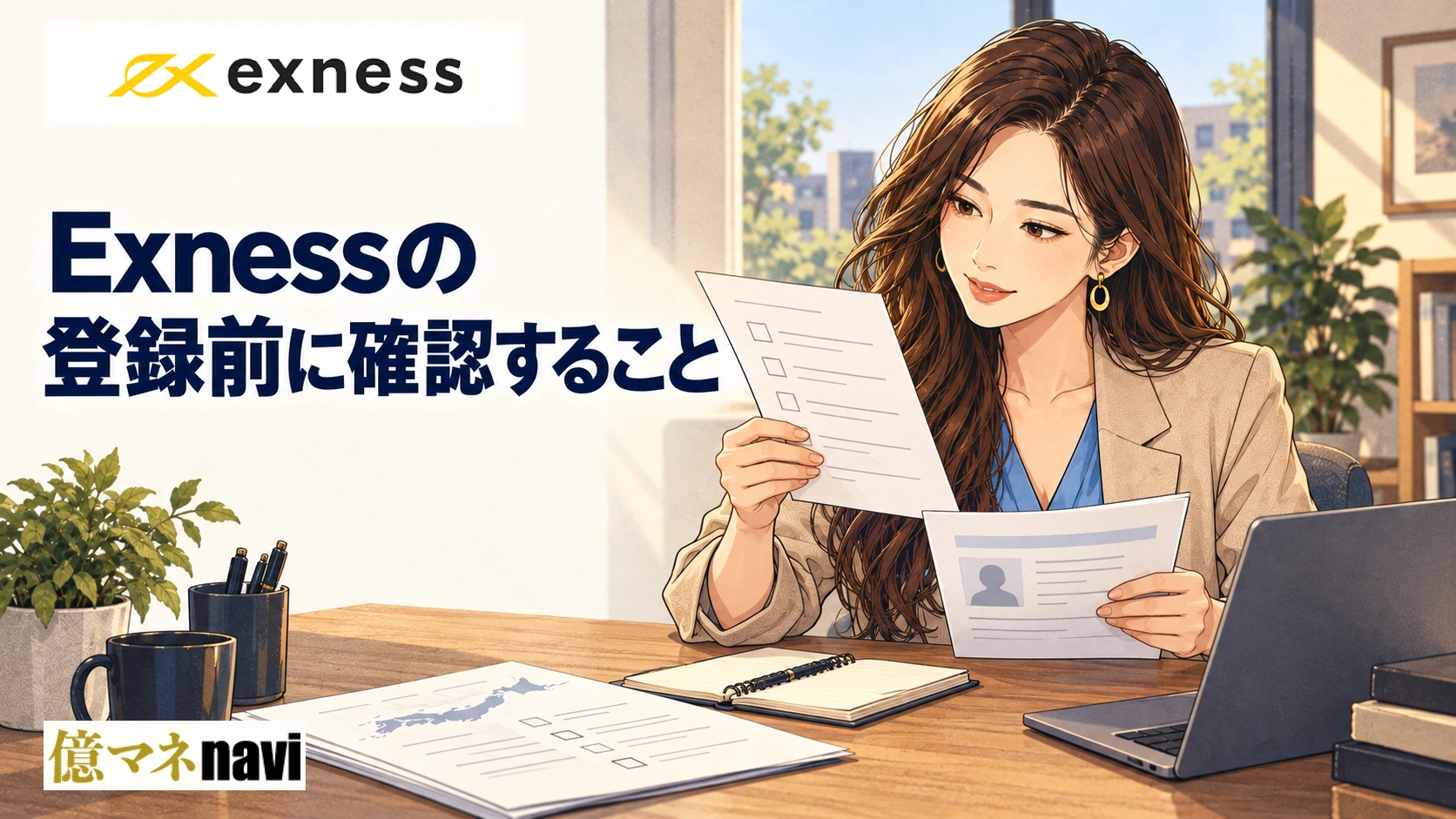 「exness(エクスネス)の口座開設手順！なぜexnessがおすすめ？」のアイキャッチ画像