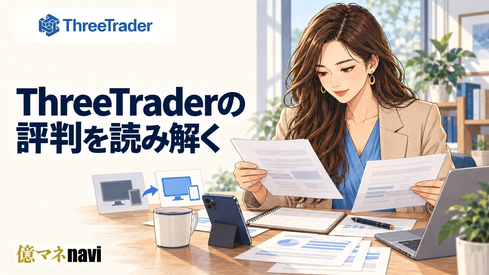 「ThreeTrader(スリートレーダー)の評判・口コミについてSNSやブログをチェック」のアイキャッチ画像
