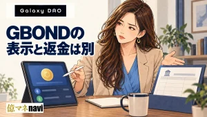 Galaxy DAOがGBONDを配布!現金化はできるのか?