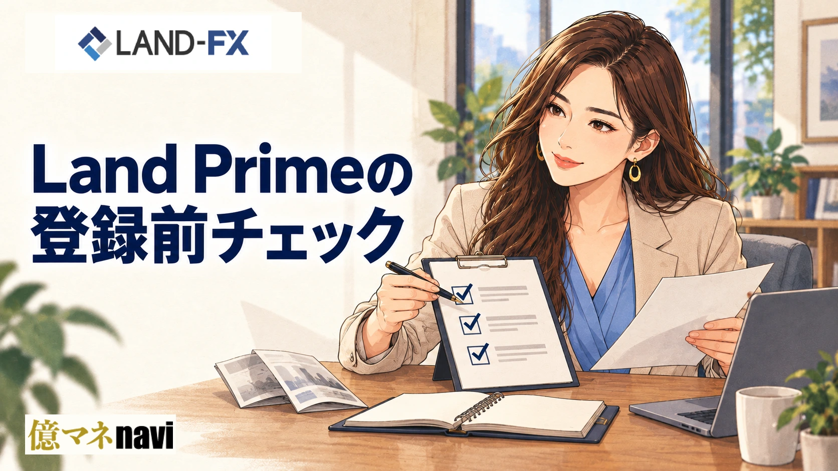 「LAND-FX(ランドエフエックス)の口座開設手順！なぜLAND-FXがおすすめ？」のアイキャッチ画像